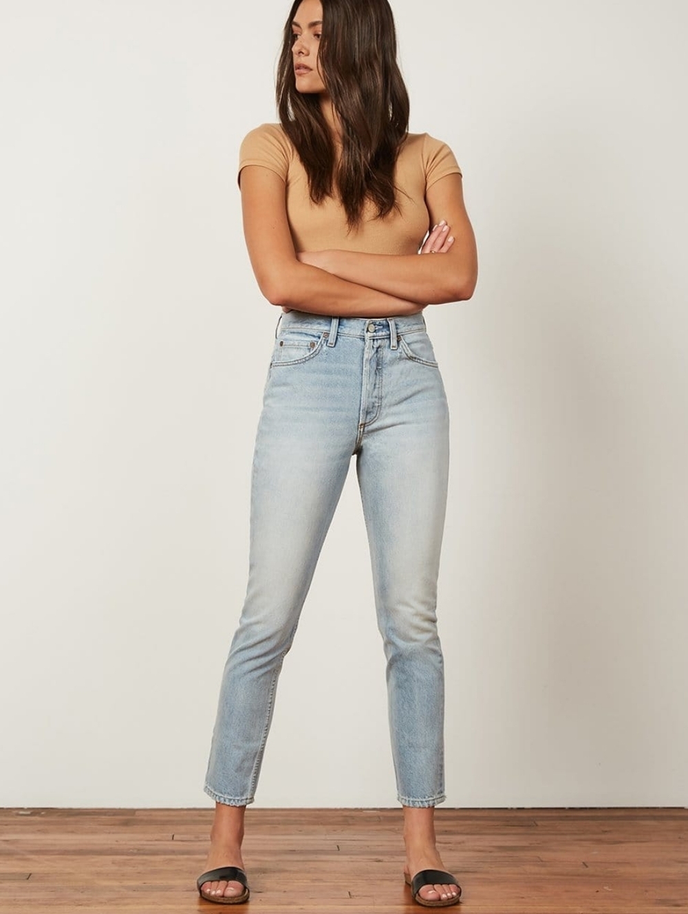 Boyish Billy Barefoot in the Park High Rise Straight Jeans Womens Size 27